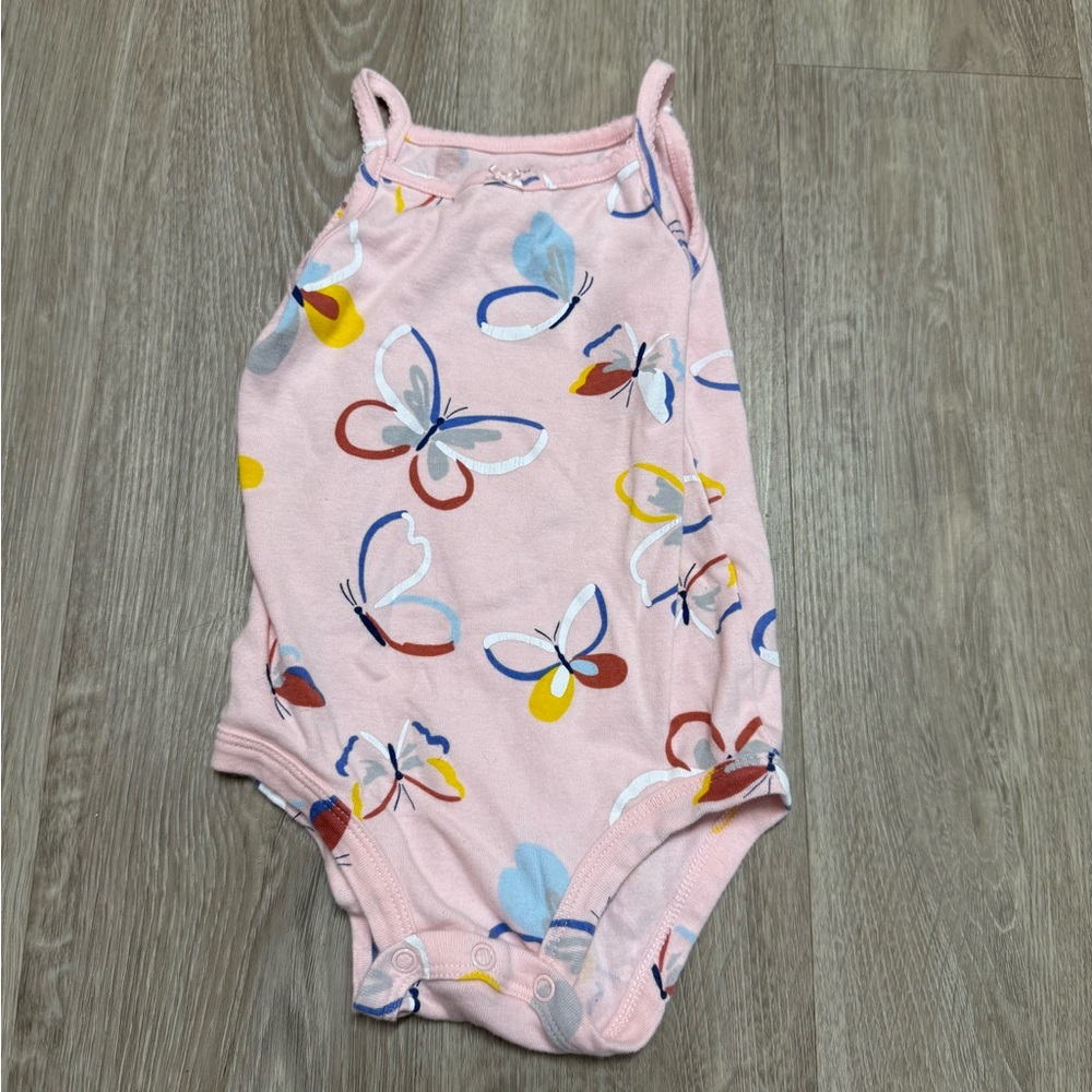 Carter's Pink and Blue Baby Onesie